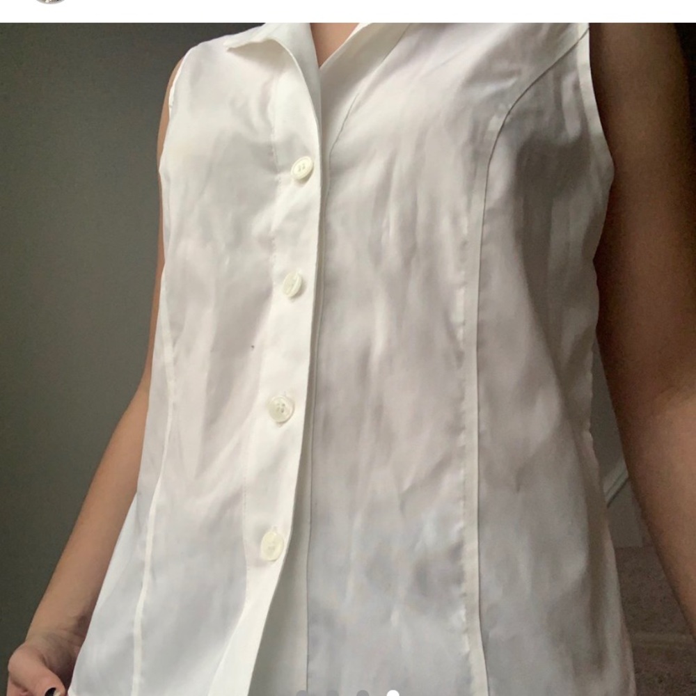 Calvin Klein Button Down Blouse - image 4